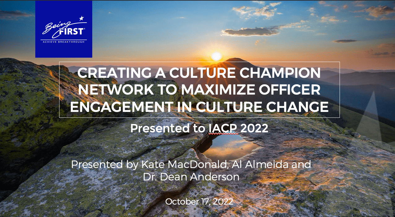 Creating a Culture Champion Network Slide Deck